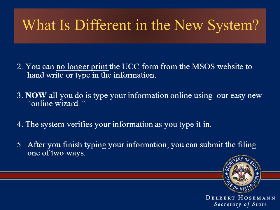 What Is Different in the New System