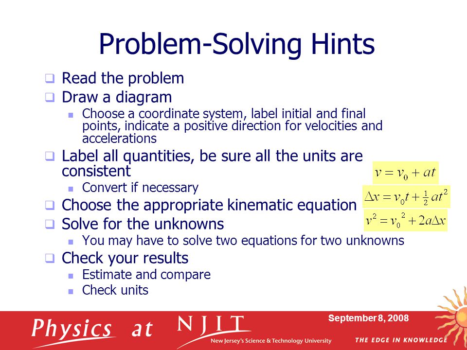 Problem-Solving Hints