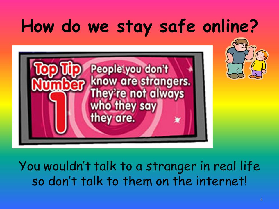 How do we stay safe online