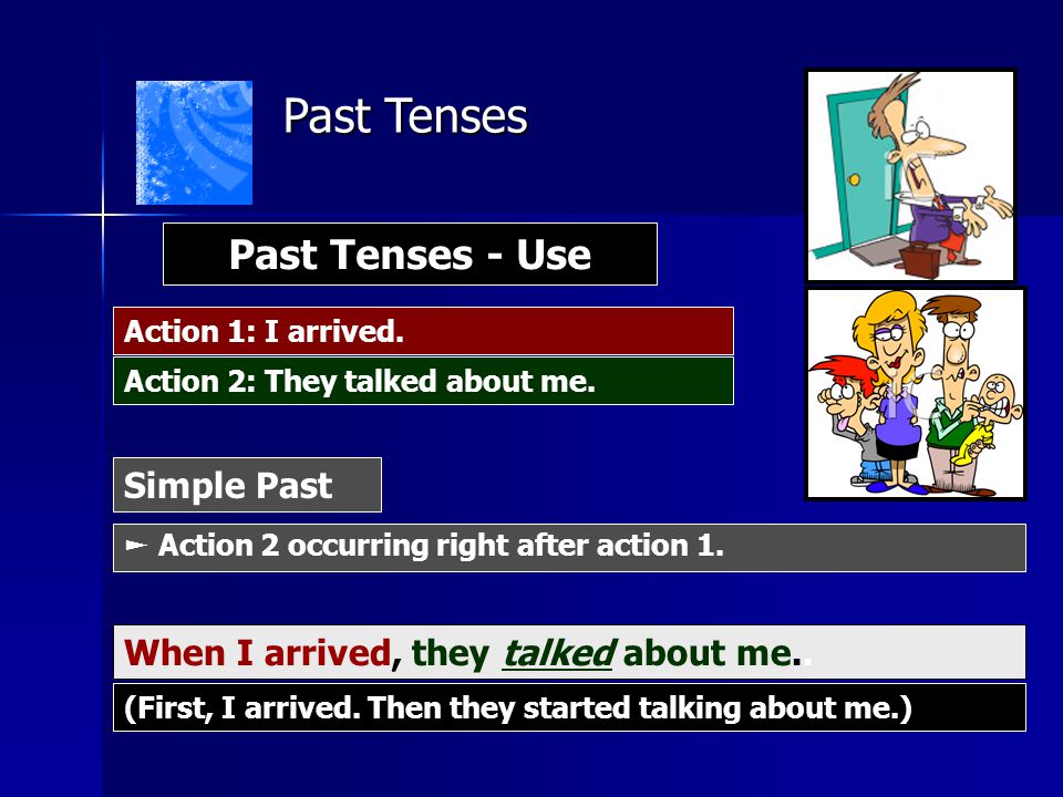 Past Tenses Past Tenses - Use Simple Past