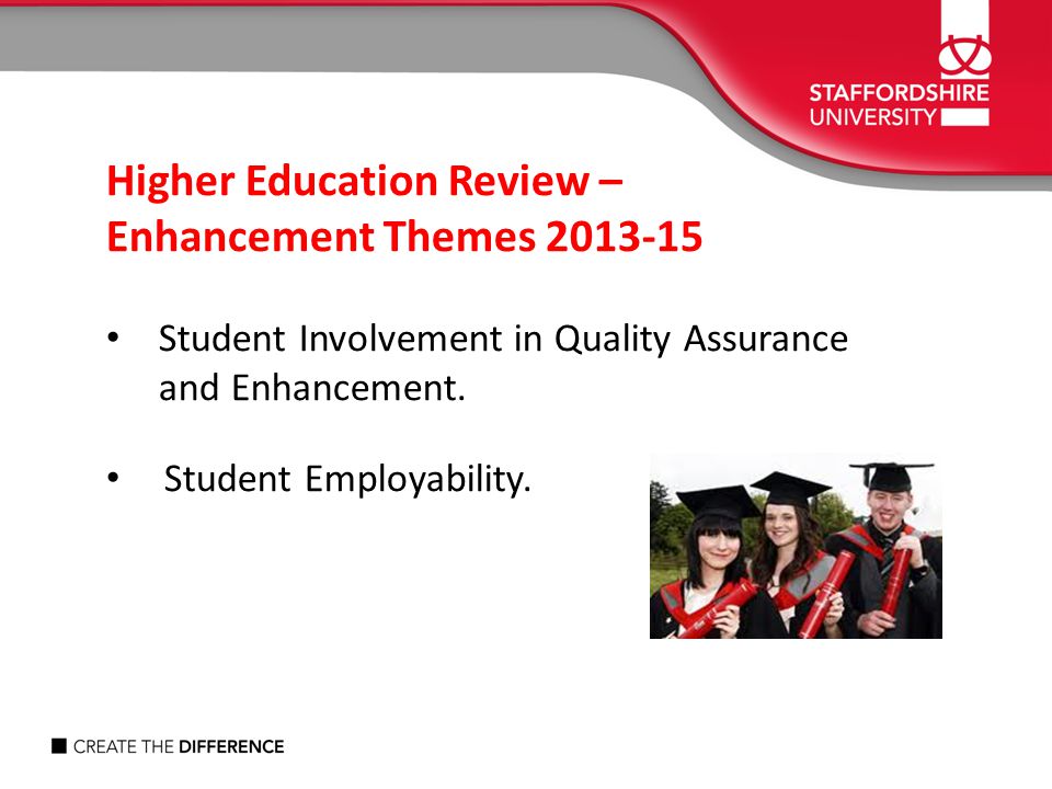 Higher Education Review – Enhancement Themes