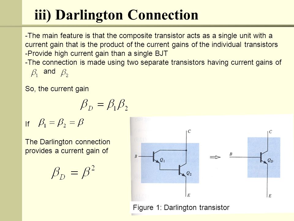 iii) Darlington Connection