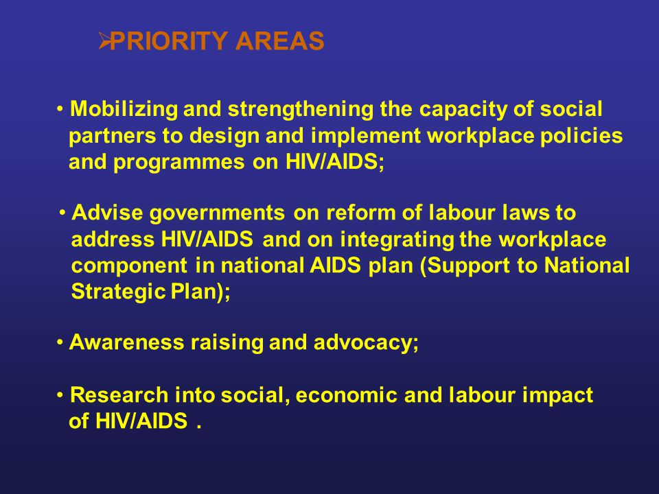 PRIORITY AREAS Mobilizing and strengthening the capacity of social