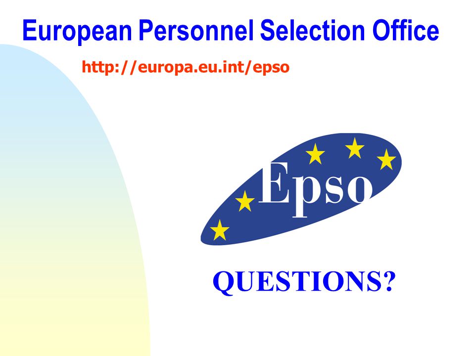 European Personnel Selection Office