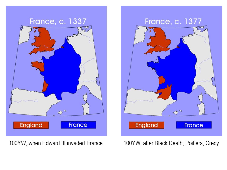 100YW, when Edward III invaded France