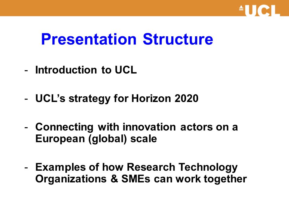 Presentation Structure