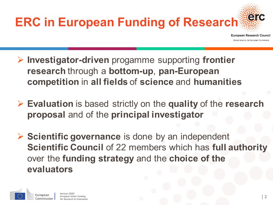 ERC in European Funding of Research