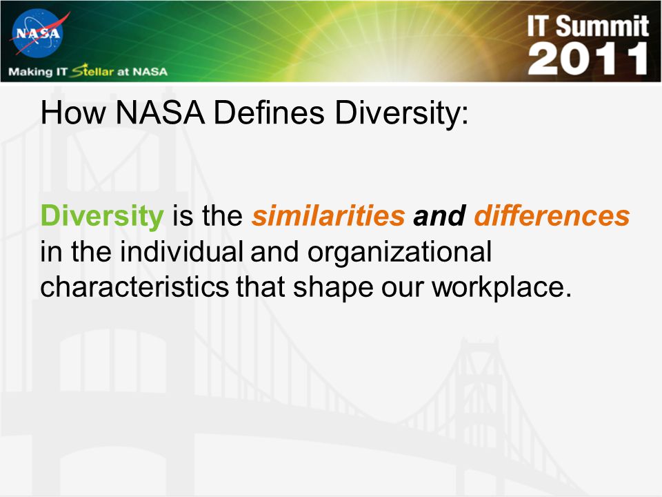 How NASA Defines Diversity: