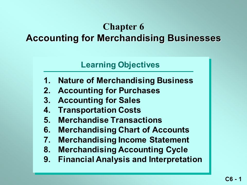 Chart Of Accounts For A Merchandising Business Vs Service Business