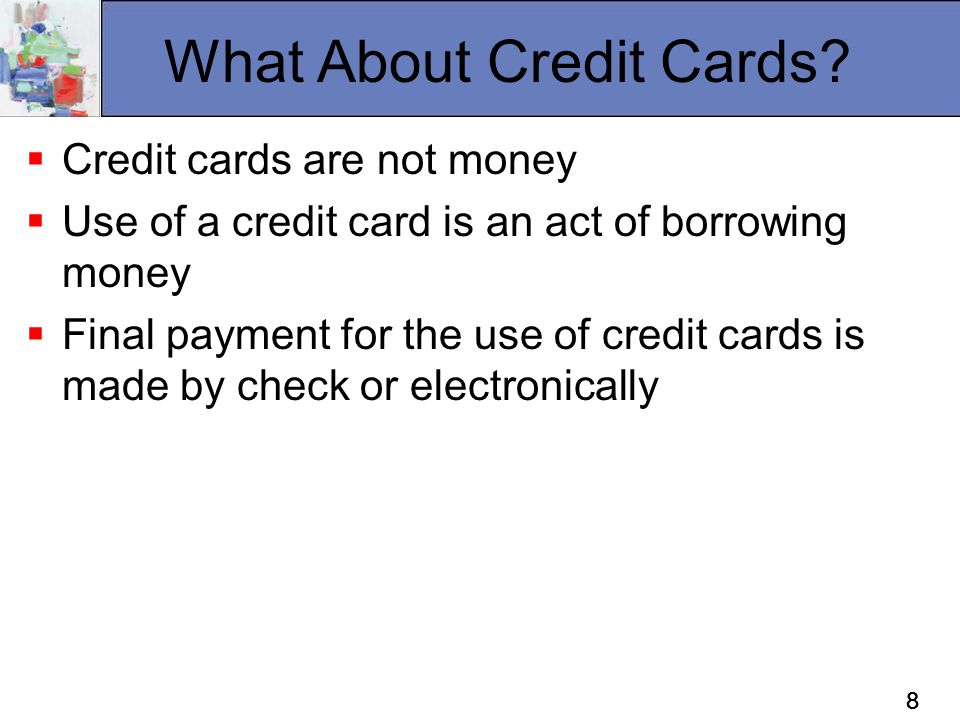 What About Credit Cards