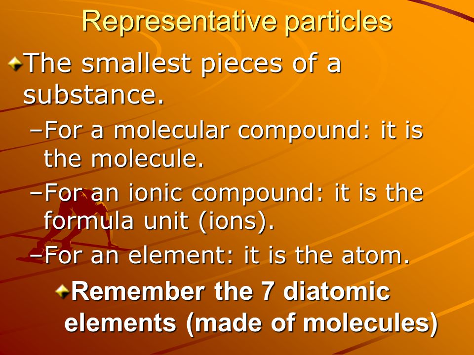 Representative particles