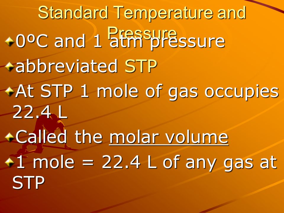 Standard Temperature and Pressure