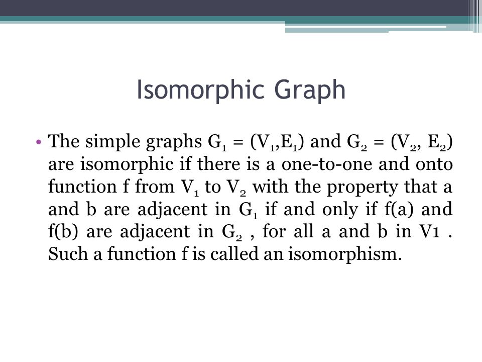 Isomorphic Graph
