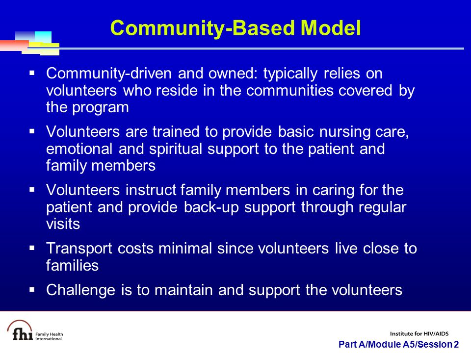 Community-Based Model