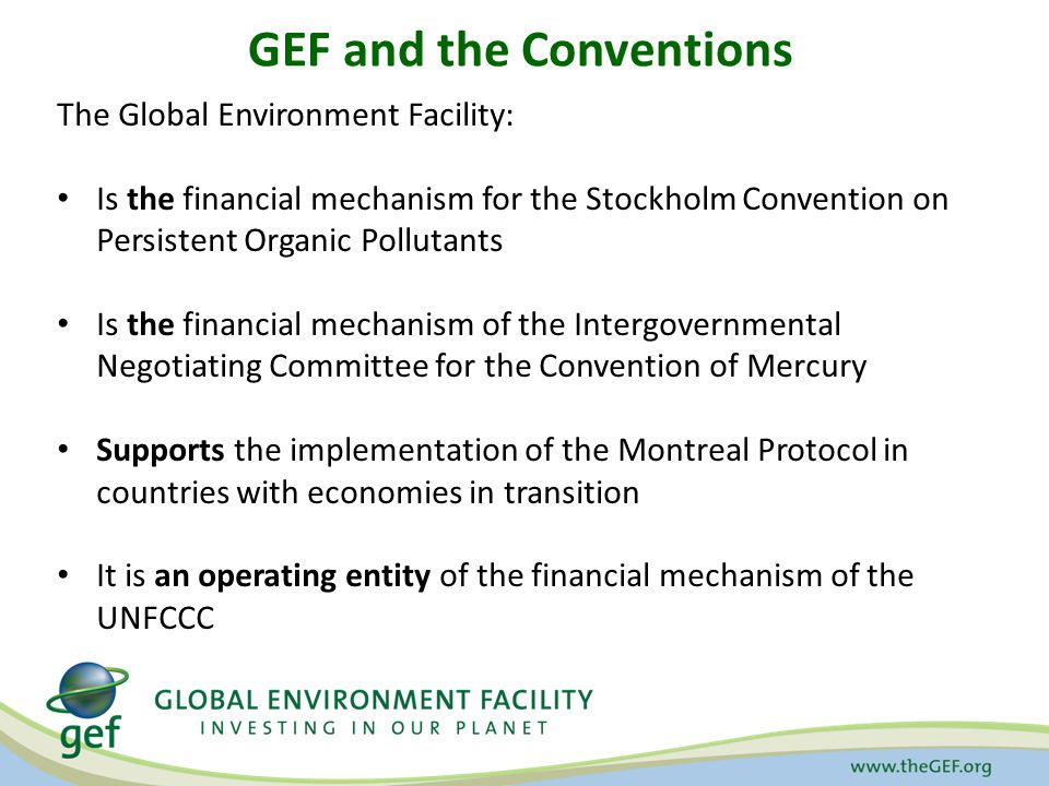 GEF and the Conventions