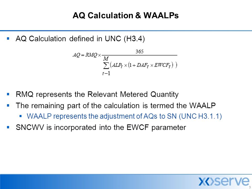 AQ Calculation & WAALPs