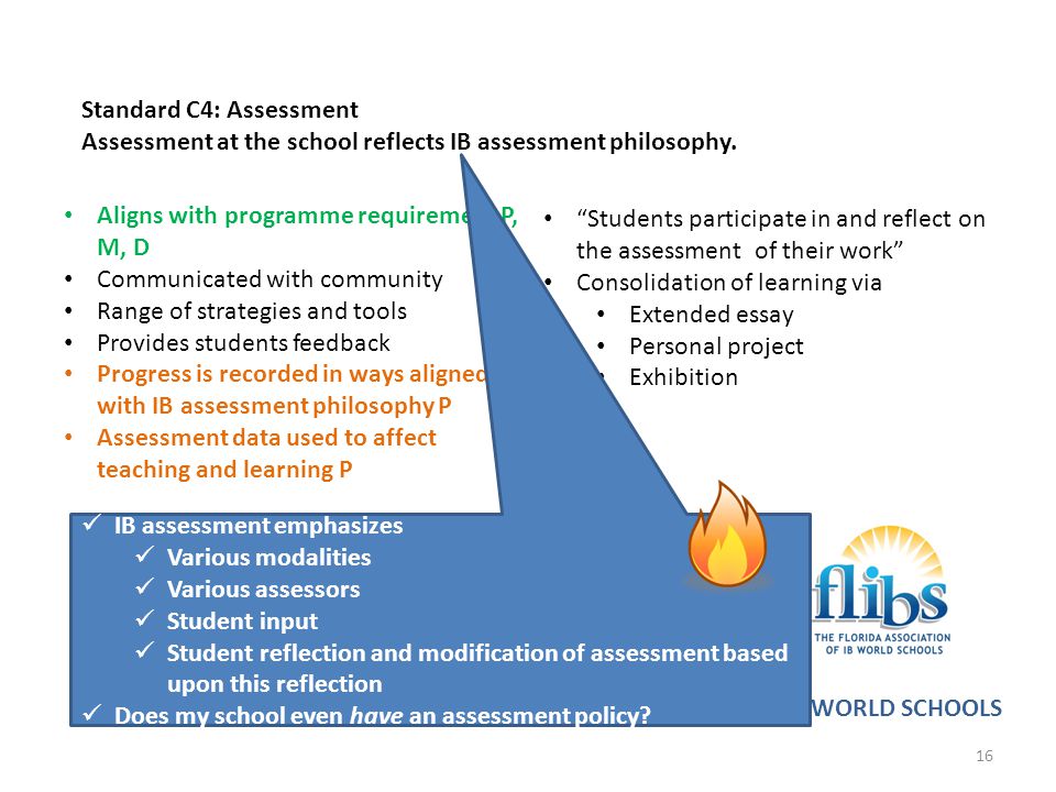 Standard C4: Assessment