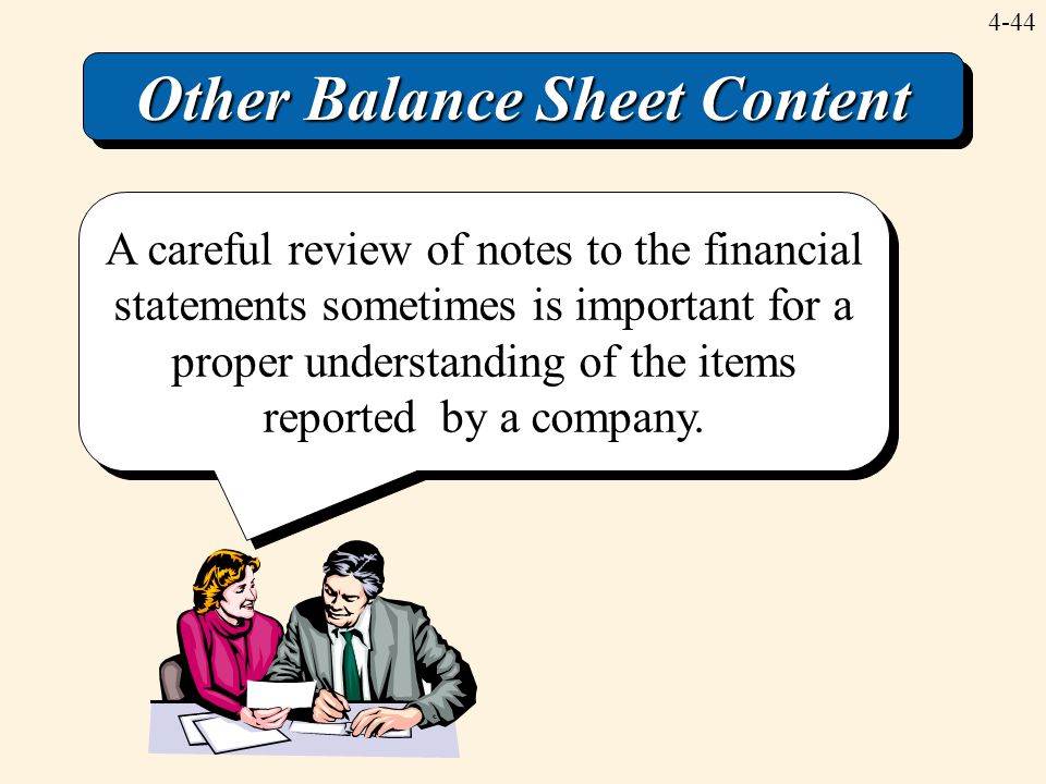 Other Balance Sheet Content