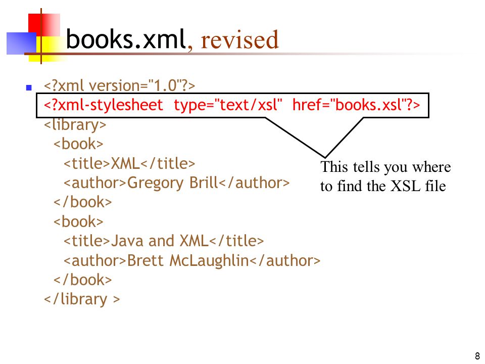 books.xml, revised