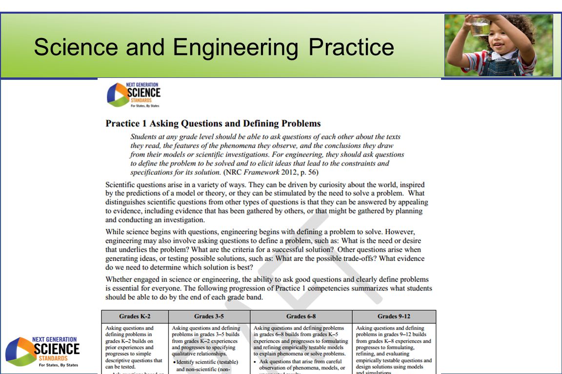 Science and Engineering Practice