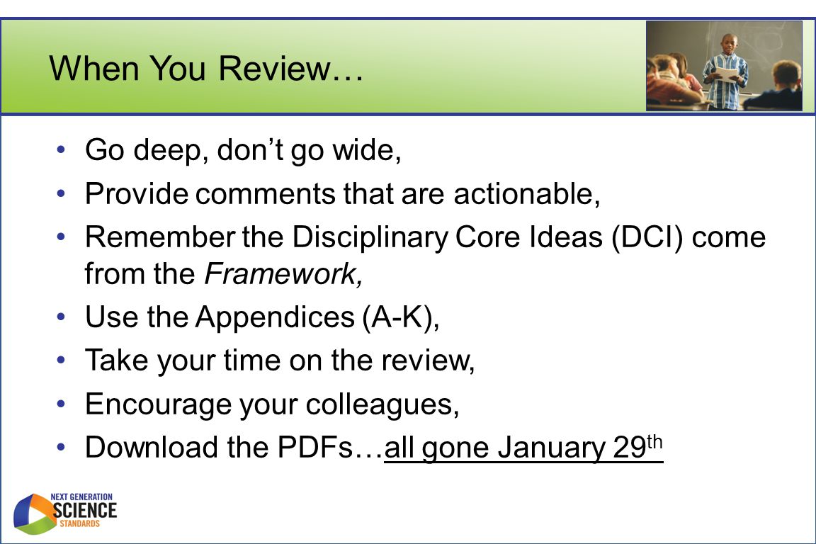 When You Review… Go deep, don’t go wide,