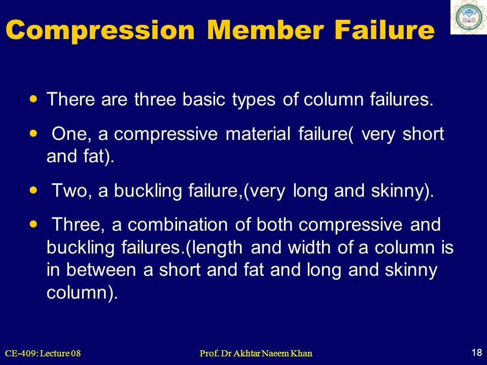 Compression Member Failure