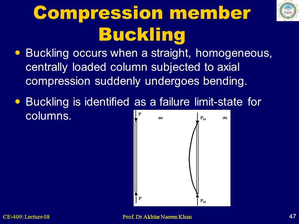 Compression member Buckling