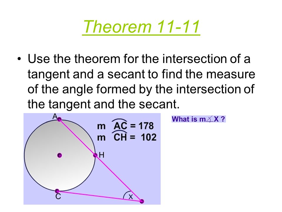 Theorem 11-11