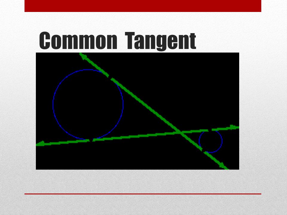 Common Tangent