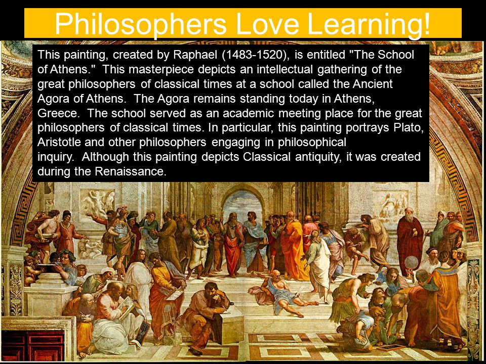 Philosophers Love Learning!