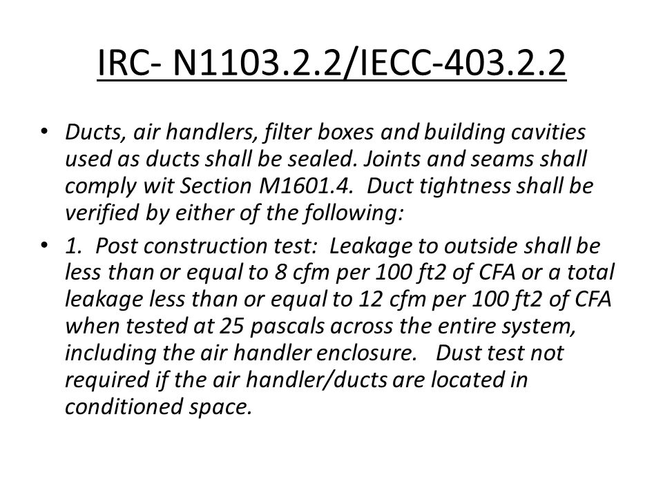 IRC- N /IECC