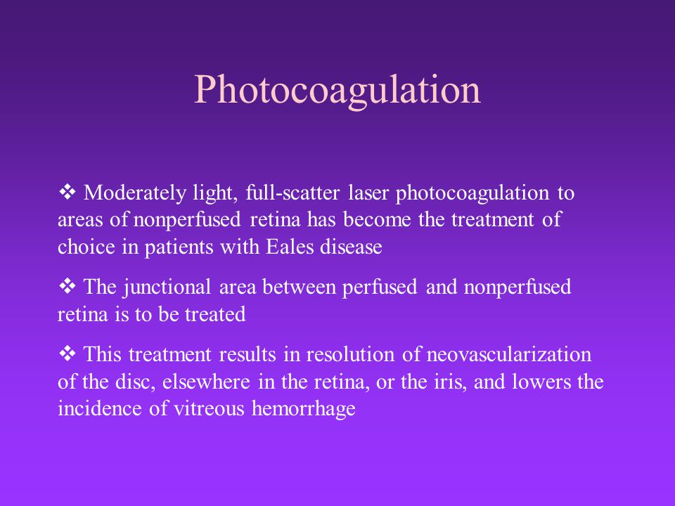 Photocoagulation