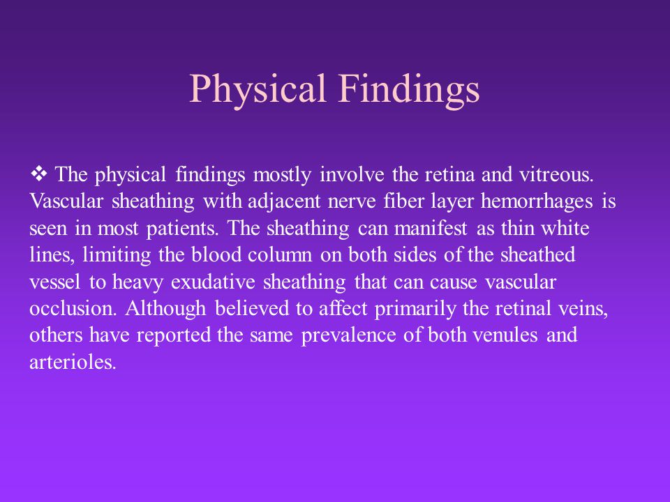 Physical Findings