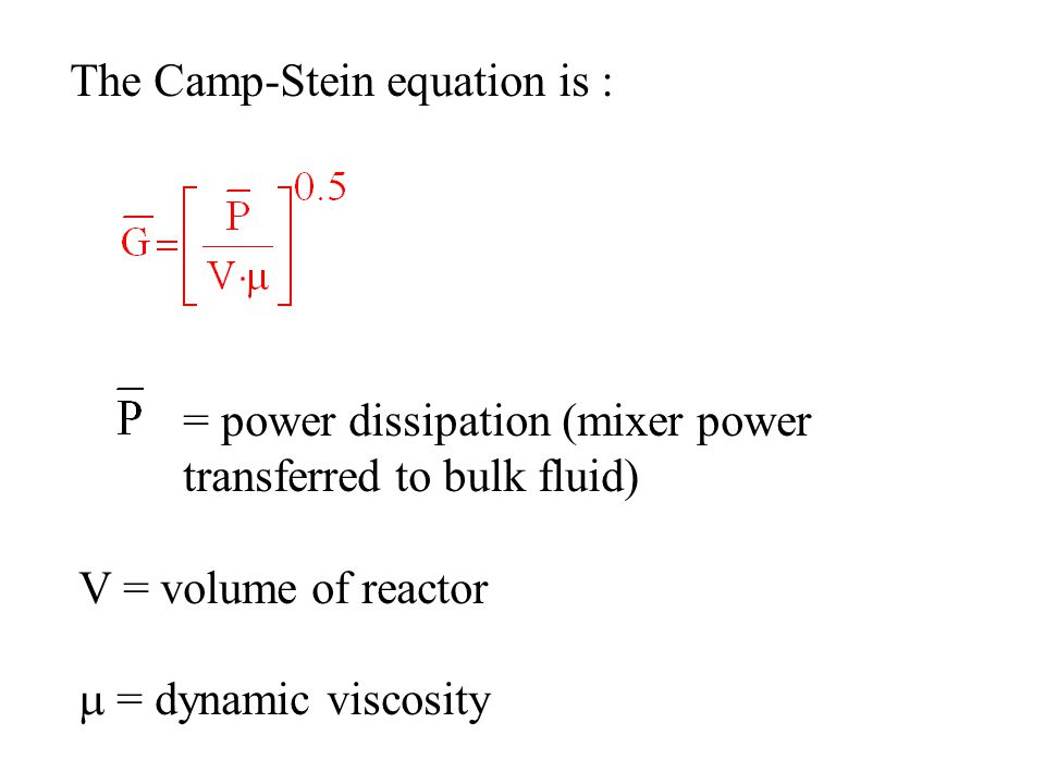 The Camp-Stein equation is :