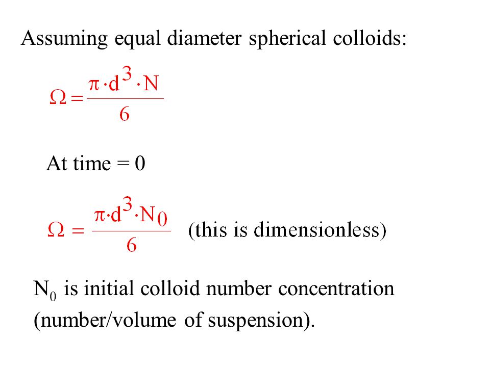 Assuming equal diameter spherical colloids: