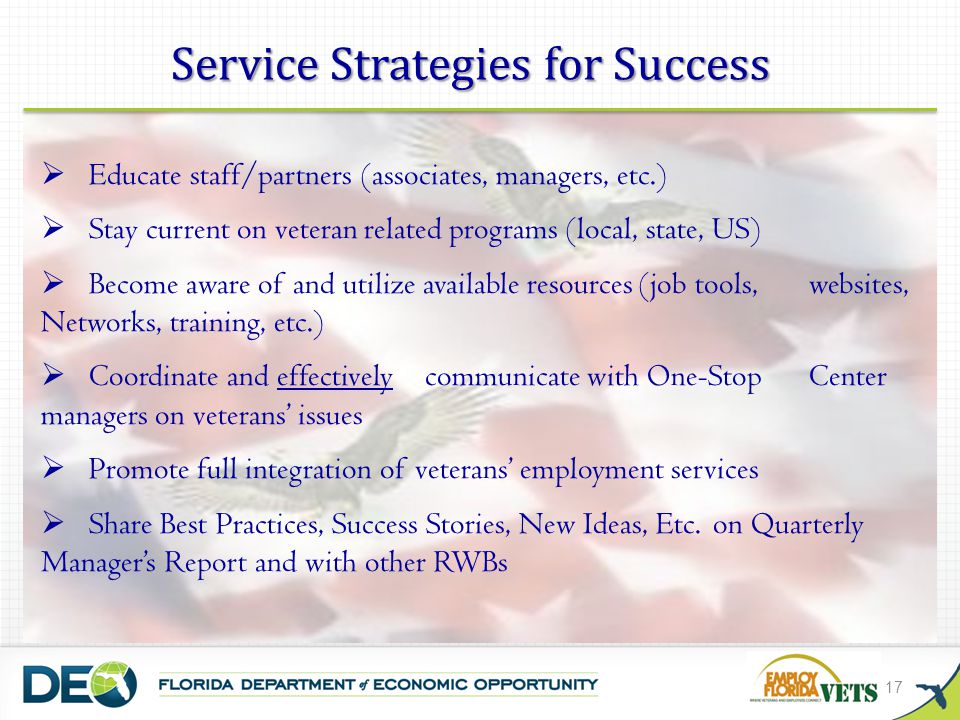 Service Strategies for Success