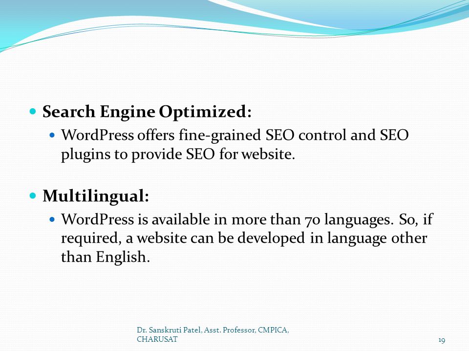 Search Engine Optimized: