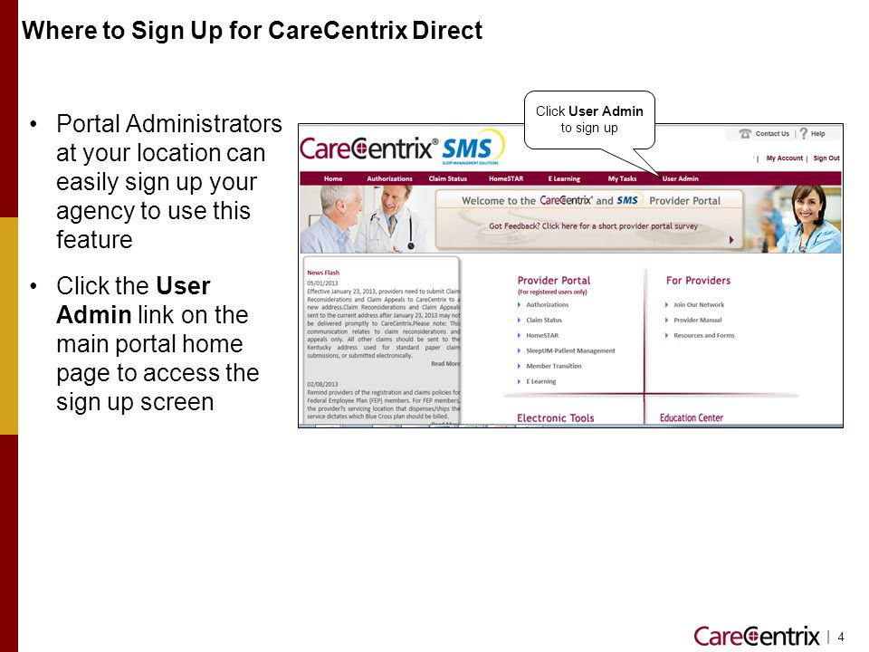 Where to Sign Up for CareCentrix Direct