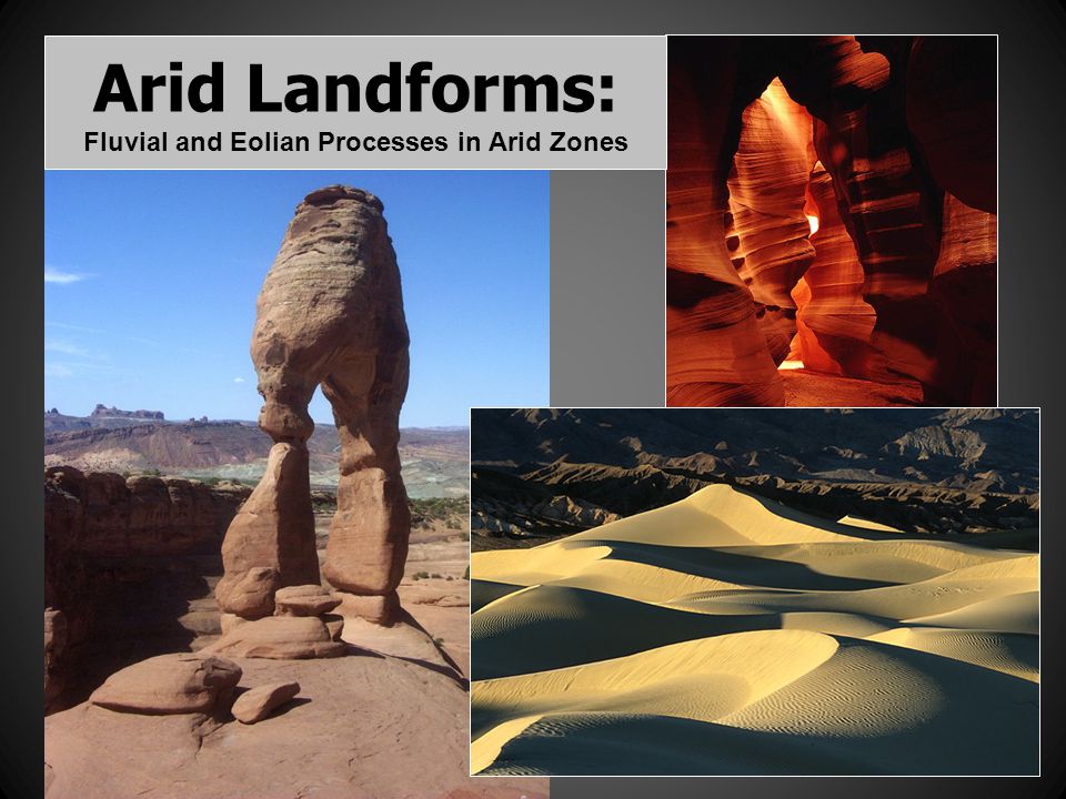 Arid Landforms: Fluvial and Eolian Processes in Arid Zones