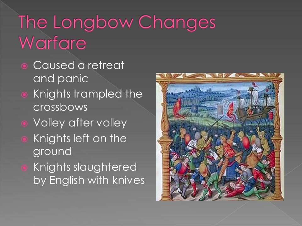 The Longbow Changes Warfare