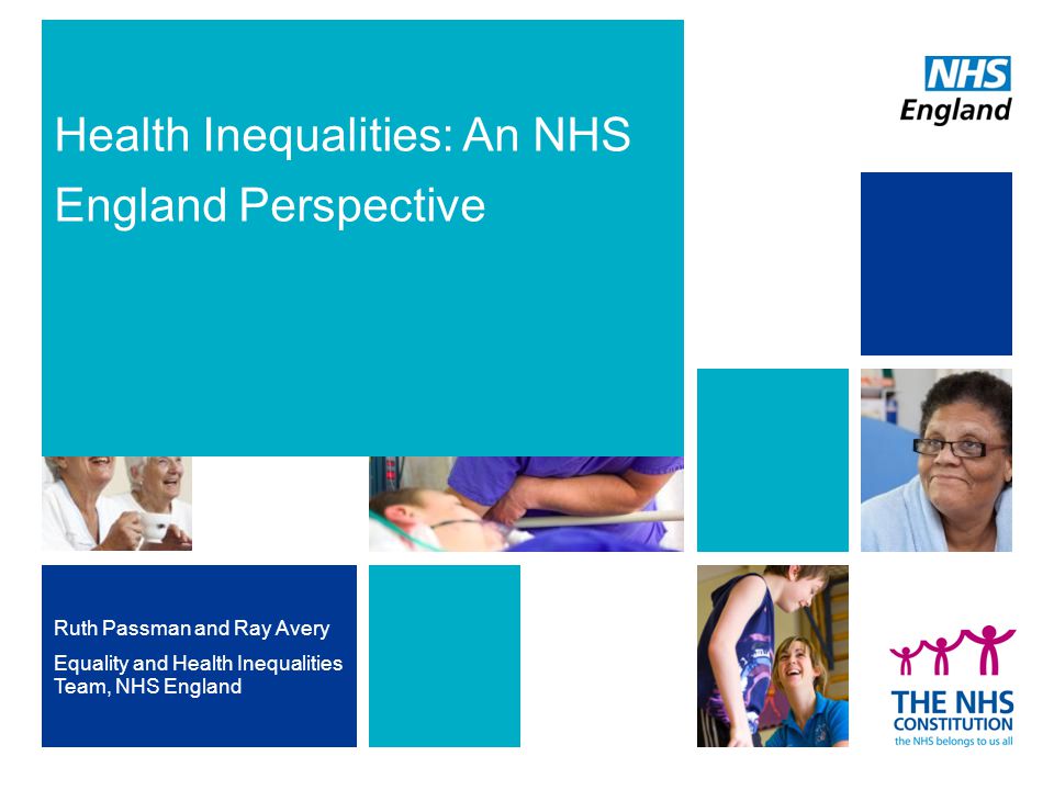 Health Inequalities: An NHS England Perspective