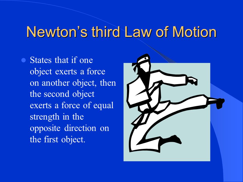 Newton’s third Law of Motion