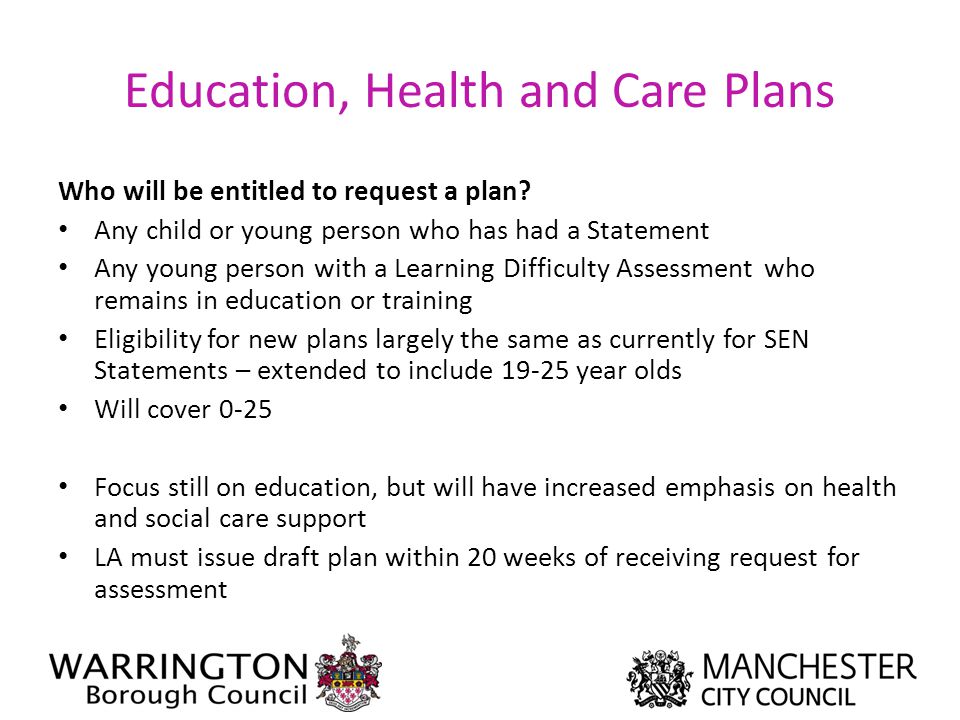 Education, Health and Care Plans