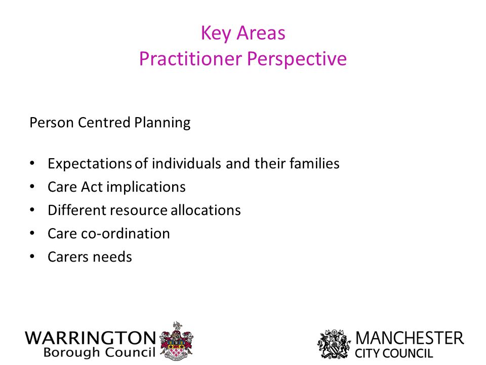 Key Areas Practitioner Perspective