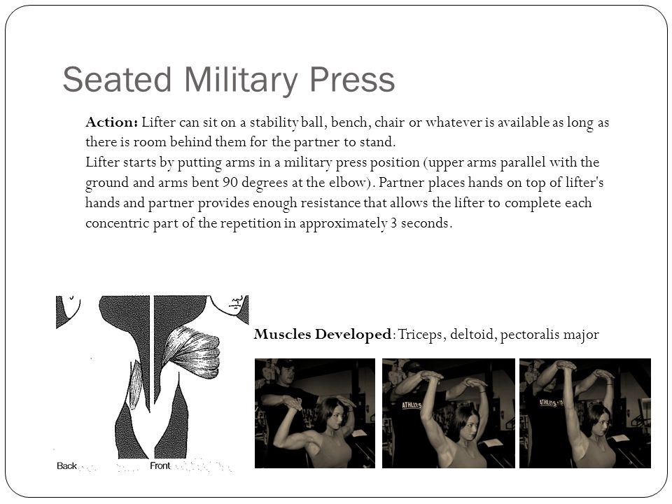 Seated Military Press