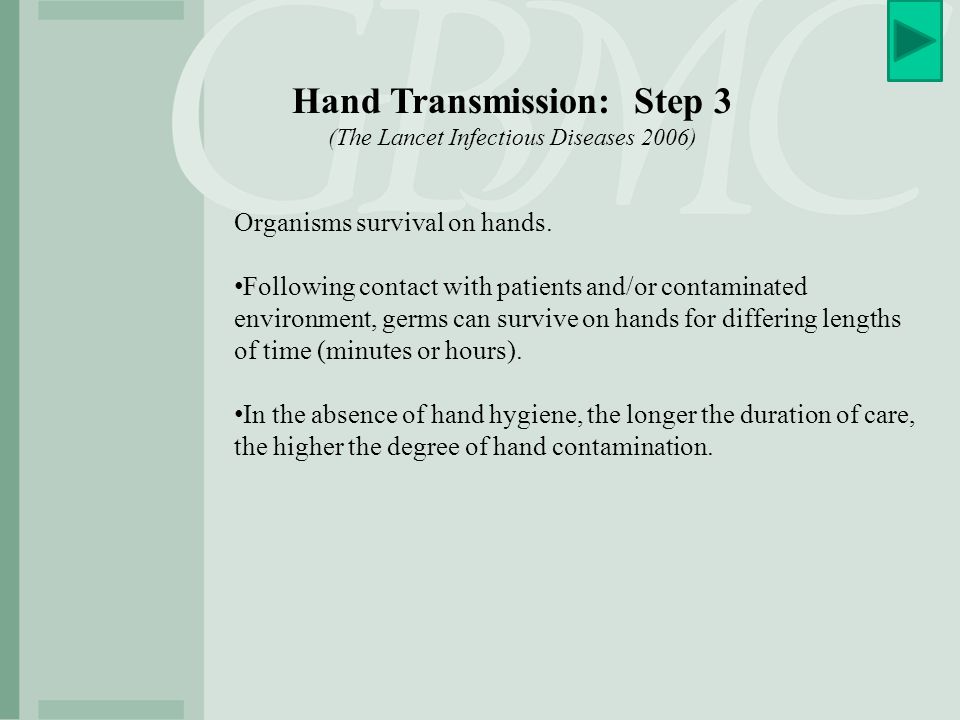 Hand Transmission: Step 3