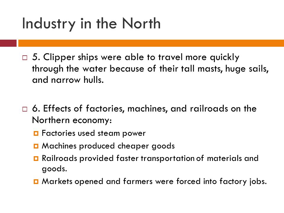 Industry in the North