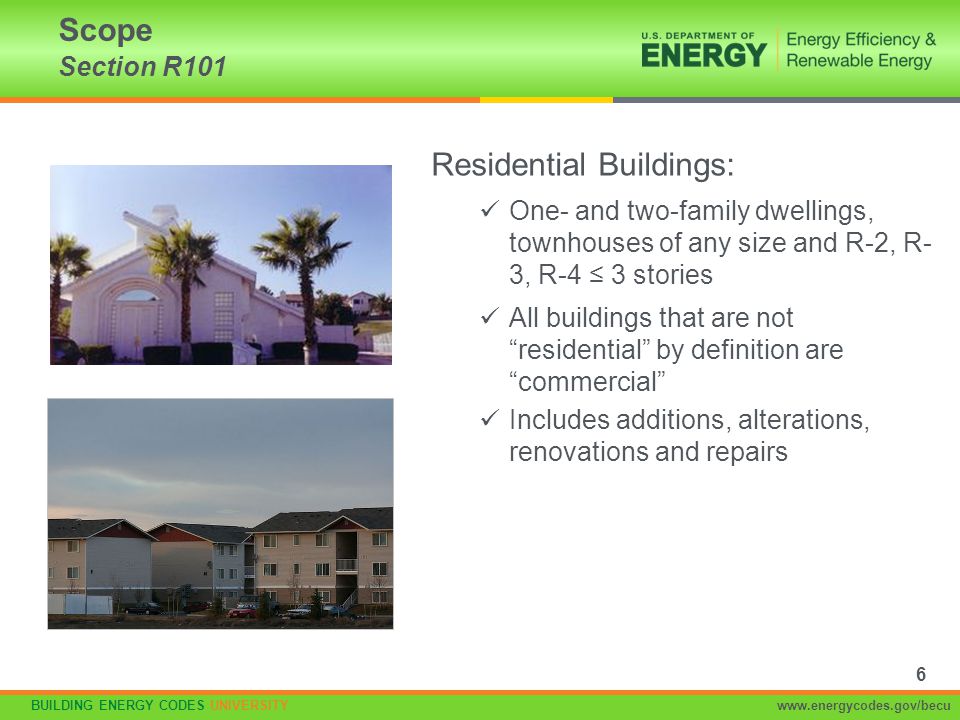 Residential Buildings: