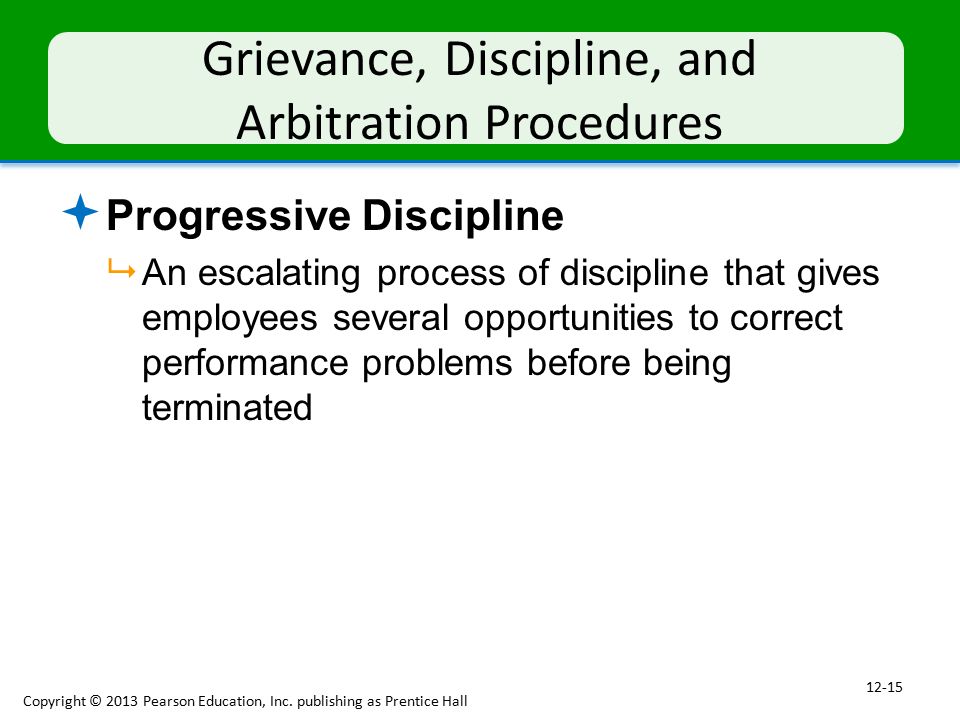 Grievance, Discipline, and Arbitration Procedures