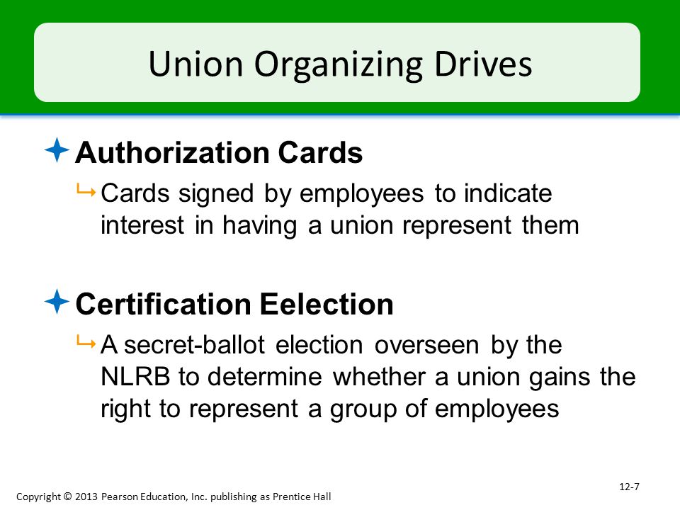 Union Organizing Drives